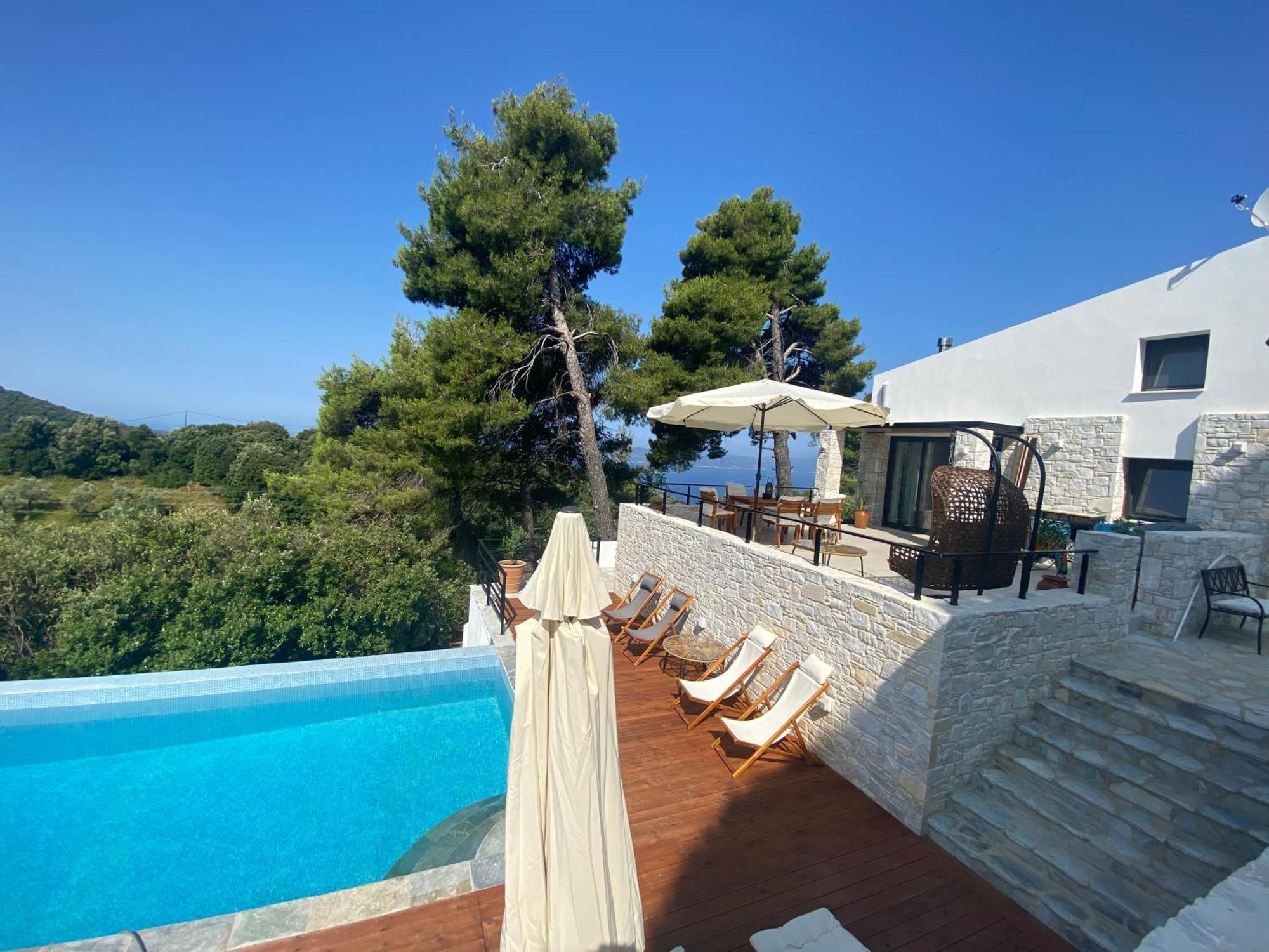 Allure Luxury Villas 3&4 Serenity Retreat Moni Evaggelistrias Exterior foto