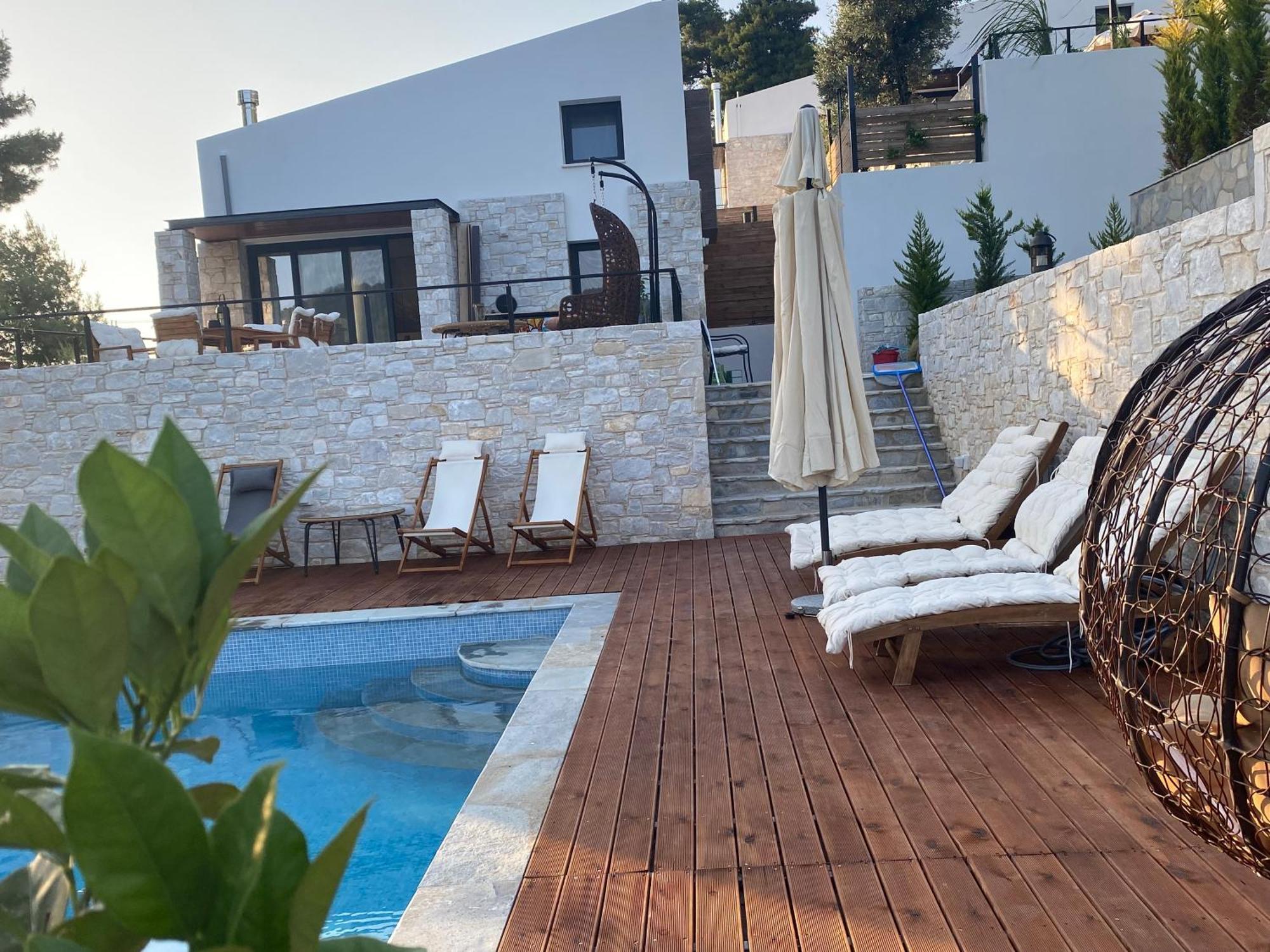 Allure Luxury Villas 3&4 Serenity Retreat Moni Evaggelistrias Exterior foto