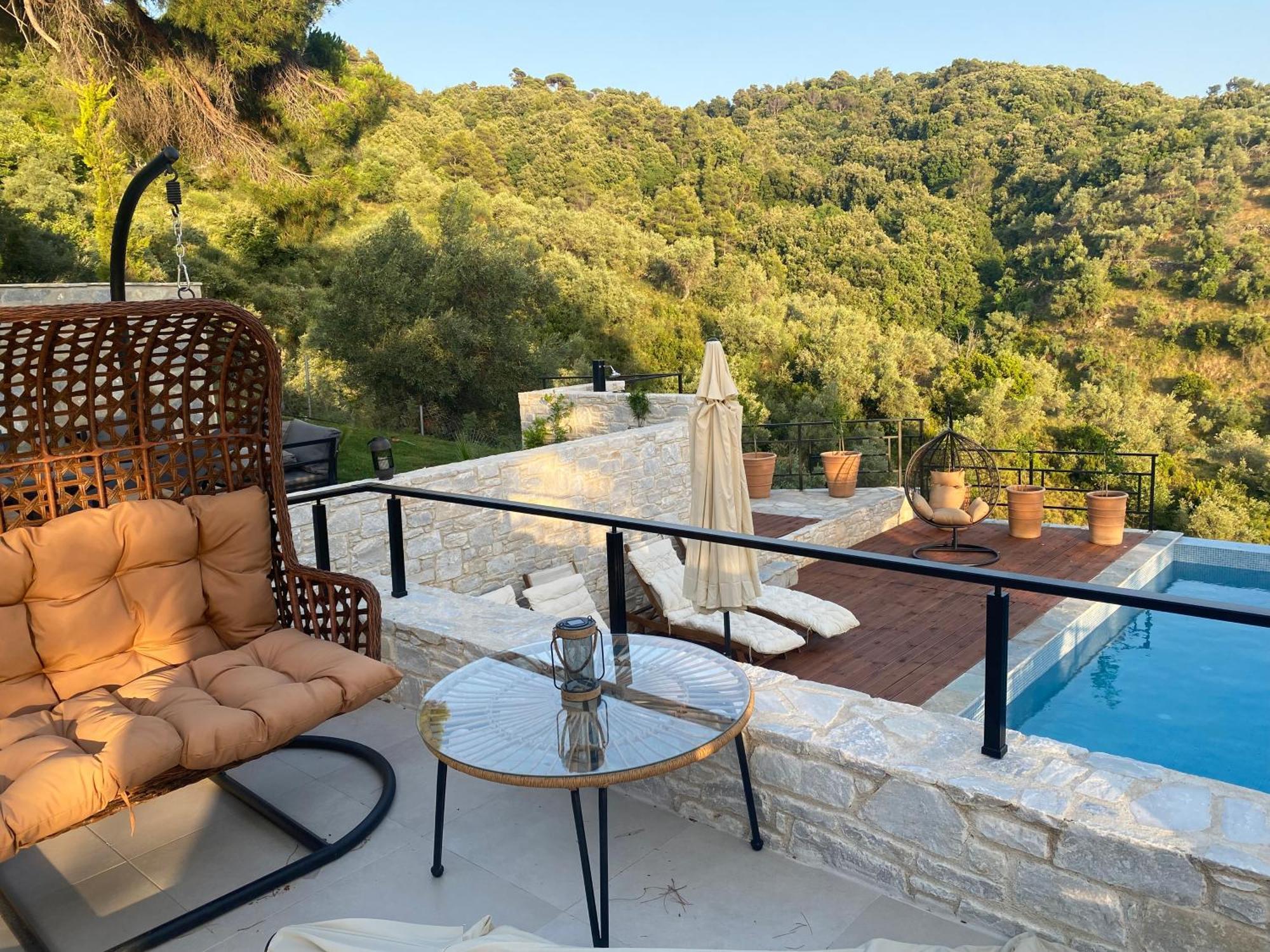 Allure Luxury Villas 3&4 Serenity Retreat Moni Evaggelistrias Exterior foto