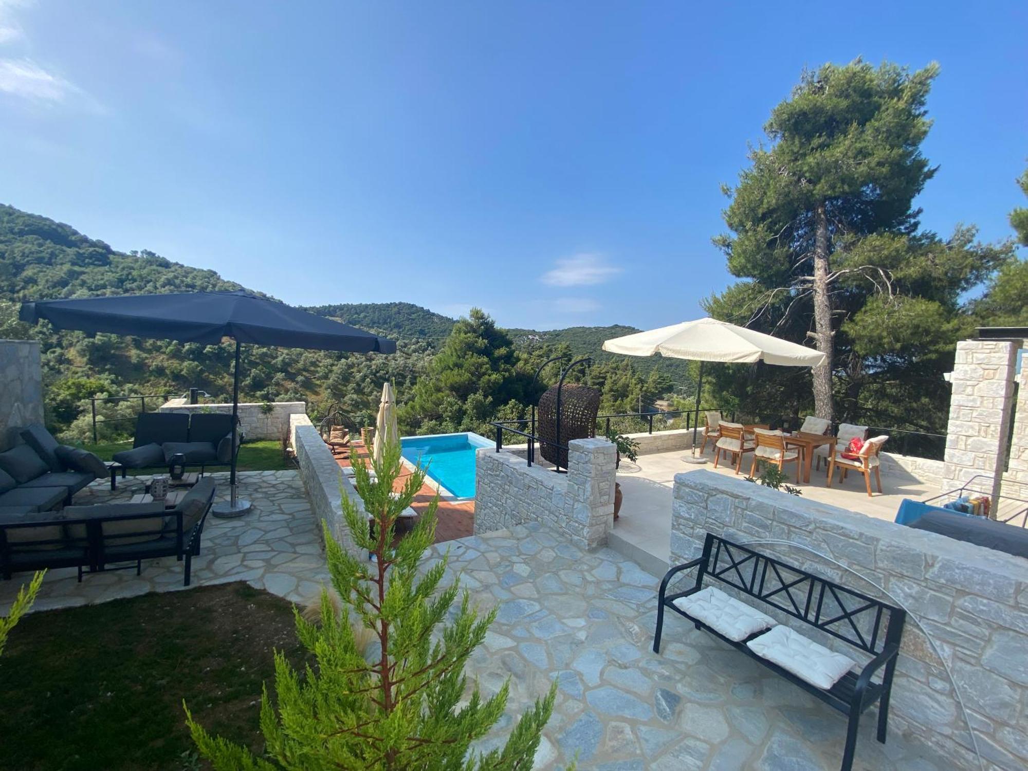 Allure Luxury Villas 3&4 Serenity Retreat Moni Evaggelistrias Exterior foto